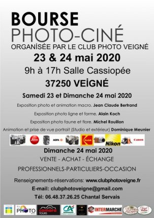  2ème Bourse Photo-Cinéma 2020 @ Veigné - 37250 {JPEG}